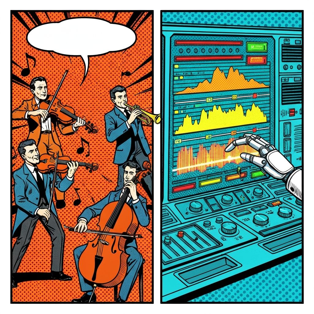 Traditional musicians vs AI music generation